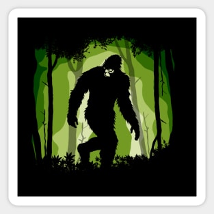 Sasquatch in The Forest Sticker